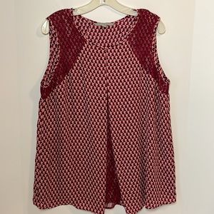 Valerie Stevens Women's Large Tank Blouse Sleeveless